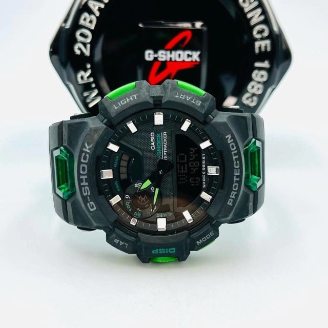 Linha Diamante GBA 900 - preto e verde - Pulseira de borracha - À PROVA D'ÁGUA - cod38