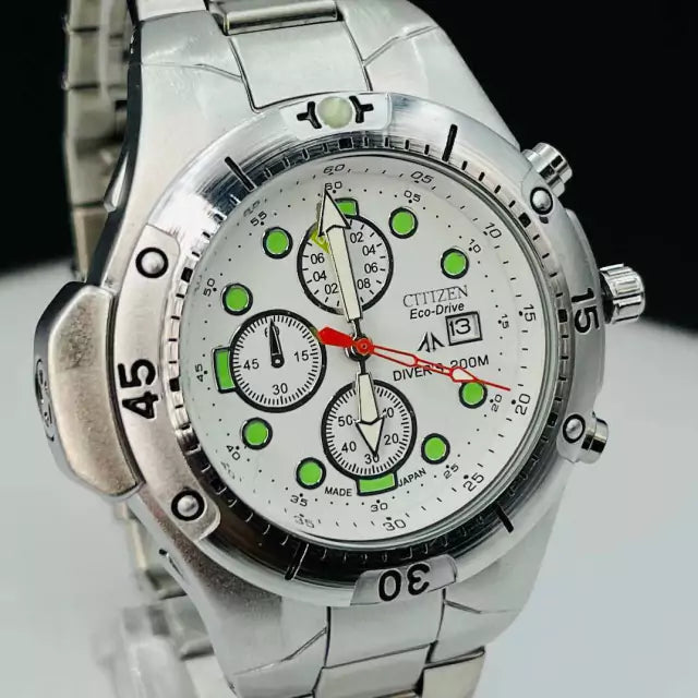 1ª Linha - Promaster - prata e branco - Pulseira de aço - À PROVA D'ÁGUA - cod55