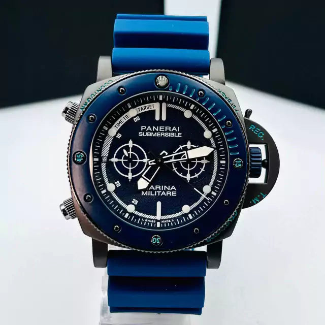 1ª Linha Marina Militare - grafite, azul e azul marinho - Pulseira de borracha - À PROVA D'ÁGUA - cod70