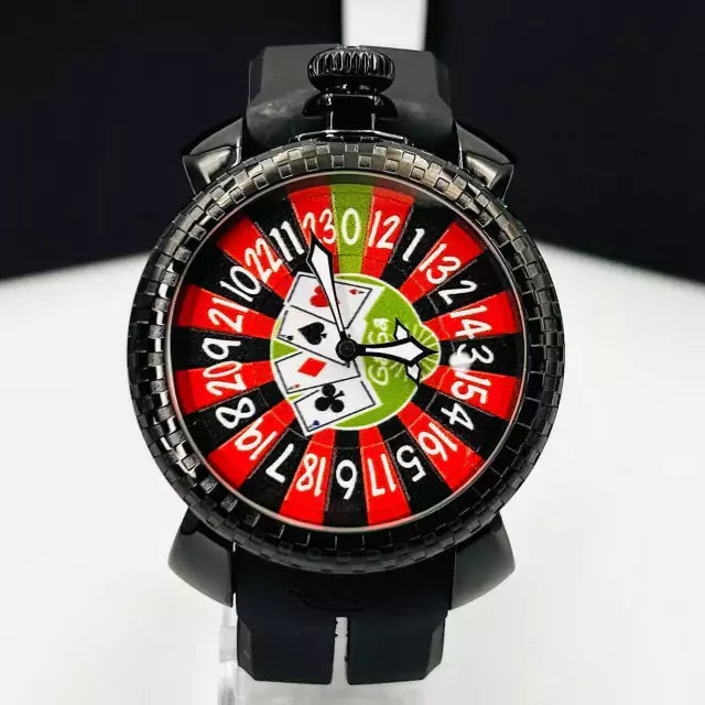 Linha Diamante Cassino - preto, vermelho e verde - Pulseira de borracha- À PROVA D'ÁGUA - cod80