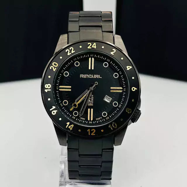 Primeira Linha GABRIEL MEDINA - preto - Pulseira de aço - À PROVA D'ÁGUA - cod65