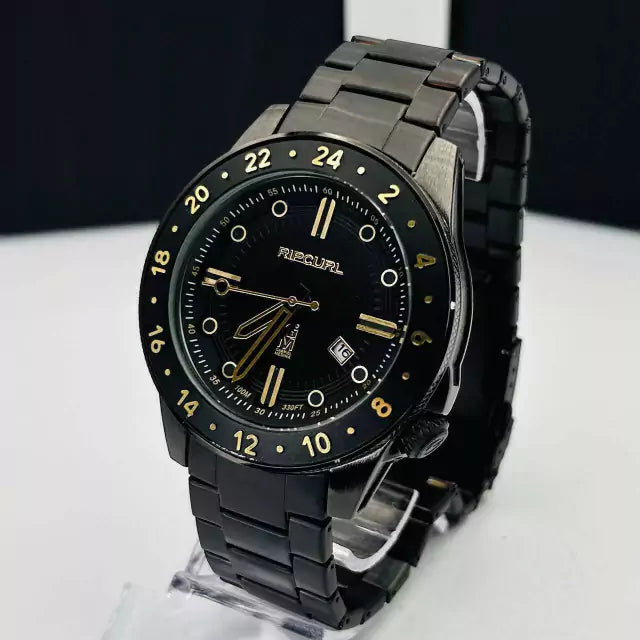 Primeira Linha GABRIEL MEDINA - preto - Pulseira de aço - À PROVA D'ÁGUA - cod65