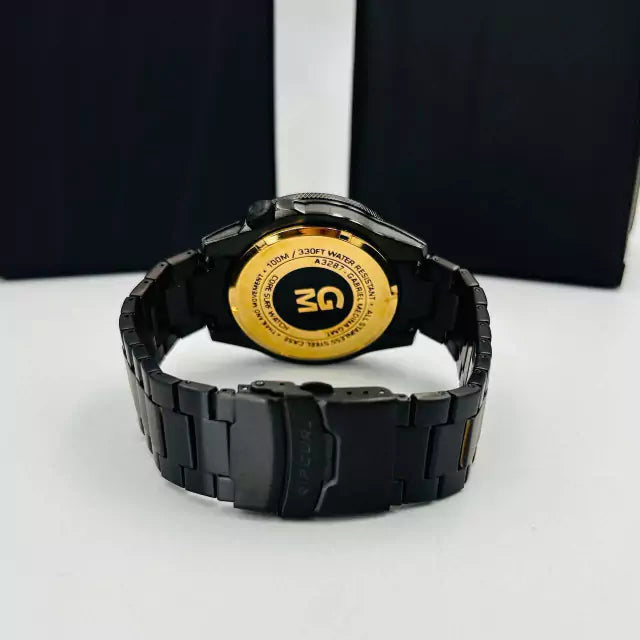 Primeira Linha GABRIEL MEDINA - preto - Pulseira de aço - À PROVA D'ÁGUA - cod65