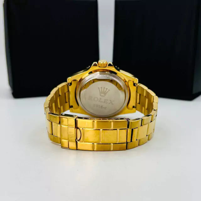 1ª Linha Oyster Perpetual - dourado, camuflado cinza, vinho e preto - Pulseira de aço - À PROVA D'ÁGUA - cod65